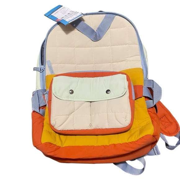 Willam & Sonoma Pottery & Barn Nylon Backpack with Sling Bag Travel School